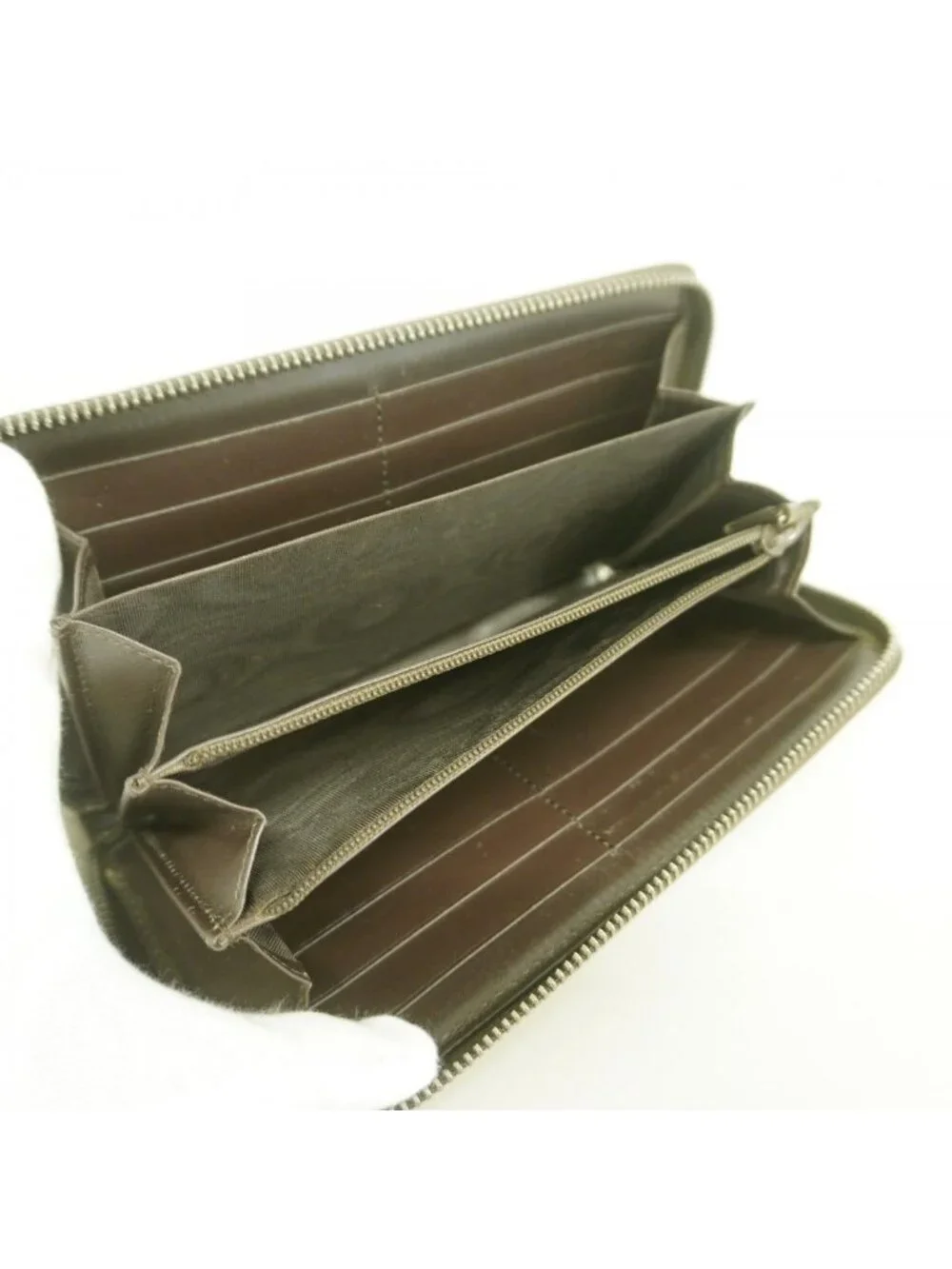 Gucci Wallet Guccissima Leather Brown Silver - Picture 3 of 8